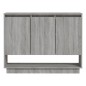 vidaXL Aparador de madera de ingeniería gris Sonoma 97x31x75 cm