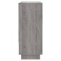 vidaXL Aparador de madera de ingeniería gris Sonoma 97x31x75 cm