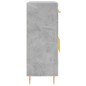 vidaXL Aparador de madera de ingeniería gris hormigón 69,5x34x90 cm vidaXL Aparador de madera de ingeniería gris hormigón 69,5x34x90 cm