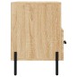 vidaXL Mueble para TV madera contrachapada roble ahumado 80x36x50 cm vidaXL Mueble para TV madera contrachapada roble ahumado 80x36x50 cm