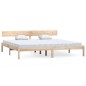 vidaXL Estructura de cama madera maciza de pino 200x200 cm vidaXL Estructura de cama madera maciza de pino 200x200 cm