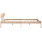 vidaXL Estructura de cama madera maciza de pino 200x200 cm vidaXL Estructura de cama madera maciza de pino 200x200 cm