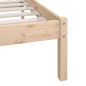 vidaXL Estructura de cama madera maciza de pino 200x200 cm vidaXL Estructura de cama madera maciza de pino 200x200 cm