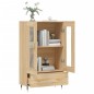 vidaXL Aparador alto madera de ingeniería roble Sonoma 69,5x31x115 cm vidaXL Aparador alto madera de ingeniería roble Sonoma 69,5x31x115 cm