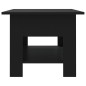 vidaXL Mesa de centro madera de ingeniería negra 102x55x42 cm vidaXL Mesa de centro madera de ingeniería negra 102x55x42 cm