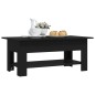 vidaXL Mesa de centro madera de ingeniería negra 102x55x42 cm vidaXL Mesa de centro madera de ingeniería negra 102x55x42 cm
