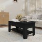 vidaXL Mesa de centro madera de ingeniería negra 102x55x42 cm vidaXL Mesa de centro madera de ingeniería negra 102x55x42 cm