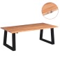vidaXl Mesa de centro madera de acacia maciza 110x60x40 cm vidaXl Mesa de centro madera de acacia maciza 110x60x40 cm