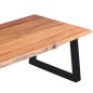 vidaXl Mesa de centro madera de acacia maciza 110x60x40 cm vidaXl Mesa de centro madera de acacia maciza 110x60x40 cm