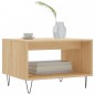 vidaXL Mesa de centro madera de ingeniería roble Sonoma 60x50x40 cm vidaXL Mesa de centro madera de ingeniería roble Sonoma 60x50x40 cm