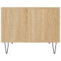 vidaXL Mesa de centro madera de ingeniería roble Sonoma 60x50x40 cm vidaXL Mesa de centro madera de ingeniería roble Sonoma 60x50x40 cm