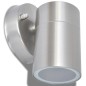 vidaXL Lámpara de pared exterior 2 uds acero inoxidable descendente vidaXL Lámpara de pared exterior 2 uds acero inoxidable descendente