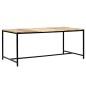 vidaXL Mesa de comedor madera maciza de mango rugoso 180x90x75 cm vidaXL Mesa de comedor madera maciza de mango rugoso 180x90x75 cm