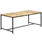 vidaXL Mesa de comedor madera maciza de mango rugoso 180x90x75 cm vidaXL Mesa de comedor madera maciza de mango rugoso 180x90x75 cm