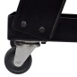 vidaXL Carro de soldadura negro con 3 estantes organizador de taller vidaXL Carro de soldadura negro con 3 estantes organizador de taller