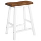 vidaXL Taburetes de cocina 2 unidades madera maciza vidaXL Taburetes de cocina 2 unidades madera maciza