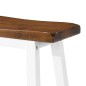 vidaXL Taburetes de cocina 2 unidades madera maciza vidaXL Taburetes de cocina 2 unidades madera maciza