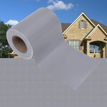 vidaXL Paneles de privacidad 4 uds PVC gris claro mate 35x0,19 m