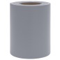 vidaXL Paneles de privacidad 4 uds PVC gris claro mate 35x0,19 m