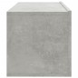 vidaXL Mueble TV de pared 2 uds madera contrachapada gris 100x30x30cm vidaXL Mueble TV de pared 2 uds madera contrachapada gris 100x30x30cm
