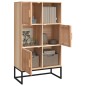 vidaXL Aparador alto madera contrachapada 70x35x125 cm vidaXL Aparador alto madera contrachapada 70x35x125 cm