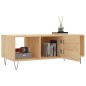 vidaXL Mesa de centro madera contrachapada roble Sonoma 102x50x40 cm vidaXL Mesa de centro madera contrachapada roble Sonoma 102x50x40 cm