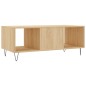 vidaXL Mesa de centro madera contrachapada roble Sonoma 102x50x40 cm vidaXL Mesa de centro madera contrachapada roble Sonoma 102x50x40 cm