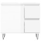 vidaXL Armario de baño madera contrachapada blanco brillo 65x33x60 cm vidaXL Armario de baño madera contrachapada blanco brillo 65x33x60 cm