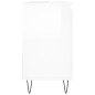vidaXL Armario de baño madera contrachapada blanco brillo 65x33x60 cm vidaXL Armario de baño madera contrachapada blanco brillo 65x33x60 cm
