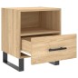 vidaXL Mesita noche 2 uds madera ingeniería roble Sonoma 40x35x47,5 cm vidaXL Mesita noche 2 uds madera ingeniería roble Sonoma 40x35x47,5 cm