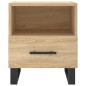 vidaXL Mesita noche 2 uds madera ingeniería roble Sonoma 40x35x47,5 cm vidaXL Mesita noche 2 uds madera ingeniería roble Sonoma 40x35x47,5 cm