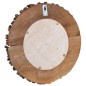 vidaXL Espejo de pared redondo teca 40 cm vidaXL Espejo de pared redondo teca 40 cm