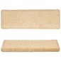 vidaXL Alfombrillas de escalera 10 unidades marrón 56x17x3 cm vidaXL Alfombrillas de escalera 10 unidades marrón 56x17x3 cm