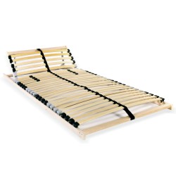 vidaXL Somier de láminas con 28 listones de 7 regiones 70x200 cm