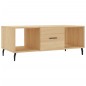 vidaXL Mesa de centro madera contrachapada roble Sonoma 102x50x40 cm vidaXL Mesa de centro madera contrachapada roble Sonoma 102x50x40 cm