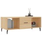 vidaXL Mesa de centro madera contrachapada roble Sonoma 102x50x40 cm vidaXL Mesa de centro madera contrachapada roble Sonoma 102x50x40 cm