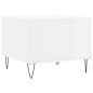 vidaXL Mesa de centro madera de ingeniería brillo blanco 50x50x40 cm vidaXL Mesa de centro madera de ingeniería brillo blanco 50x50x40 cm