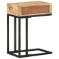 vidaXL Mesa auxiliar forma de U madera maciza de mango 45x30x61 cm vidaXL Mesa auxiliar forma de U madera maciza de mango 45x30x61 cm