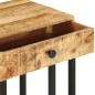 vidaXL Mesa auxiliar forma de U madera maciza de mango 45x30x61 cm vidaXL Mesa auxiliar forma de U madera maciza de mango 45x30x61 cm