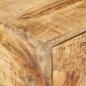 vidaXL Mesa auxiliar forma de U madera maciza de mango 45x30x61 cm vidaXL Mesa auxiliar forma de U madera maciza de mango 45x30x61 cm