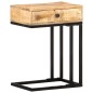 vidaXL Mesa auxiliar forma de U madera maciza de mango 45x30x61 cm vidaXL Mesa auxiliar forma de U madera maciza de mango 45x30x61 cm