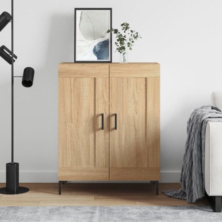 vidaXL Aparador de madera de ingeniería roble Sonoma 69,5x34x90 cm