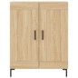 vidaXL Aparador de madera de ingeniería roble Sonoma 69,5x34x90 cm vidaXL Aparador de madera de ingeniería roble Sonoma 69,5x34x90 cm