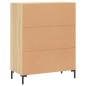 vidaXL Aparador de madera de ingeniería roble Sonoma 69,5x34x90 cm vidaXL Aparador de madera de ingeniería roble Sonoma 69,5x34x90 cm