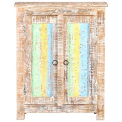 vidaXL Aparador de madera de mango rugosa 61x35x76 cm