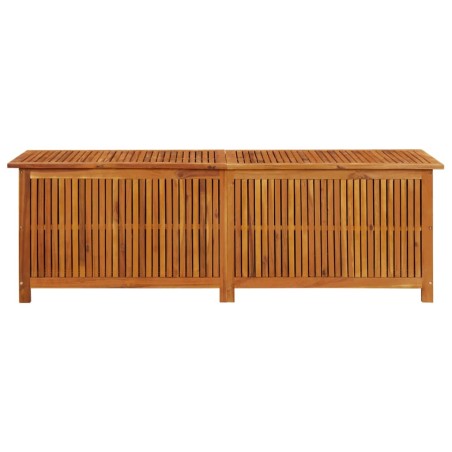 vidaXL Caja de almacenaje de jardín madera maciza acacia 175x50x58 cm