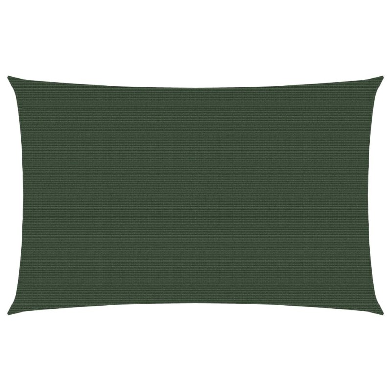 vidaXL Toldo de vela verde oscuro HDPE 160 g/m² 2x4 m vidaXL Toldo de vela verde oscuro HDPE 160 g/m² 2x4 m