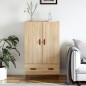 vidaXL Aparador alto madera de ingeniería roble Sonoma 69,5x31x115 cm
