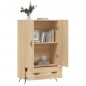 vidaXL Aparador alto madera de ingeniería roble Sonoma 69,5x31x115 cm