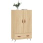 vidaXL Aparador alto madera de ingeniería roble Sonoma 69,5x31x115 cm